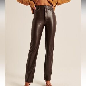 Abercrombie Leather Pants